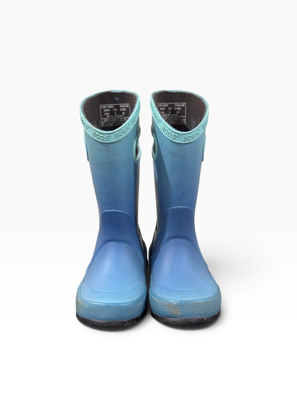 Bogs Kids Blue Gradient Rain Boots